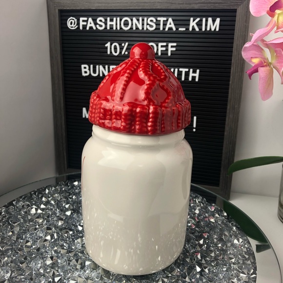 ☃️ NEW Rae Dunn SNOW DAY canister cookie jar - Picture 5 of 8